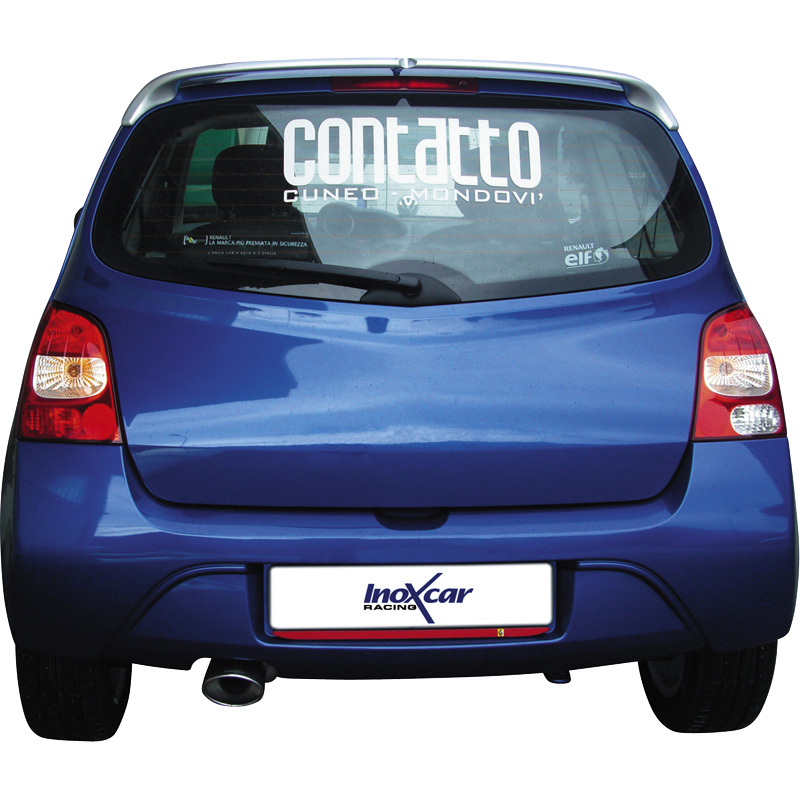 100% Inox Sport Exhaust  Renault Twingo GT 1.2T (100HP) 2007- 120x80mm