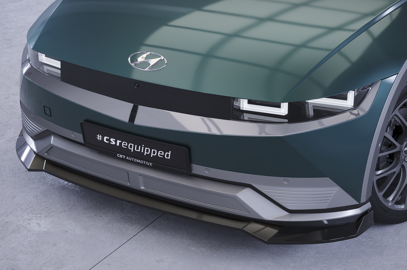 Voorspoiler Hyundai Ioniq 5 CSR Glans Zwart