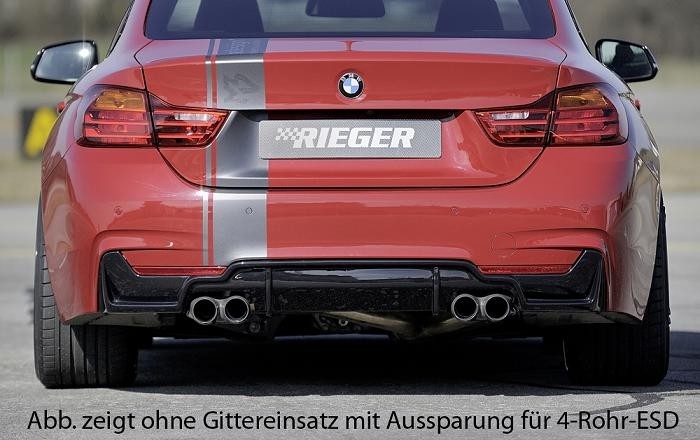 Achterbumper aanzet originele uitlaat links en rechts BMW 435i g