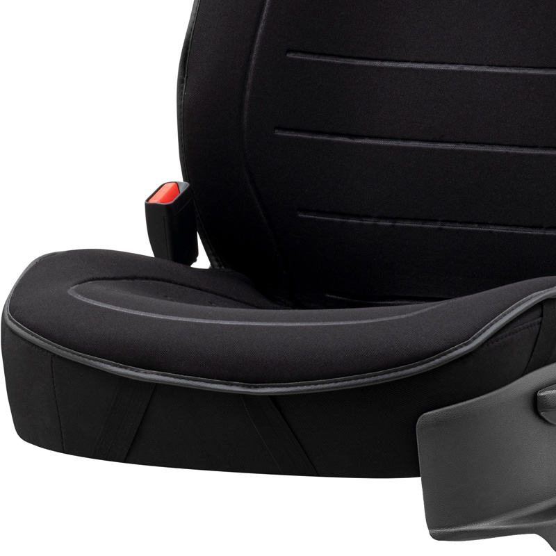 Universal Protective Seat Cover 'Active-Line' Black Fabric - single piece