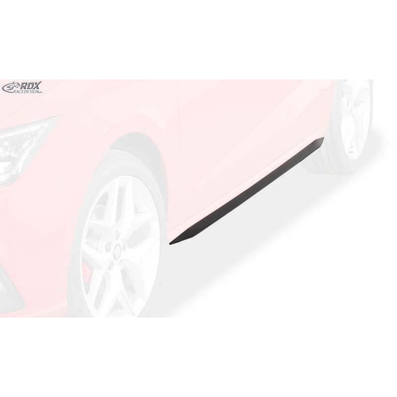Side skirts 'Slim'  Seat Ibiza 6F 2017- incl. FR (ABS glossy black)