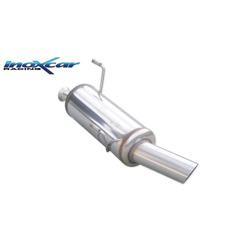 100% Inox Sport Exhaust  Peugeot 206CC 2.0 16v 136hp 2001-2004 1x90mm Rally