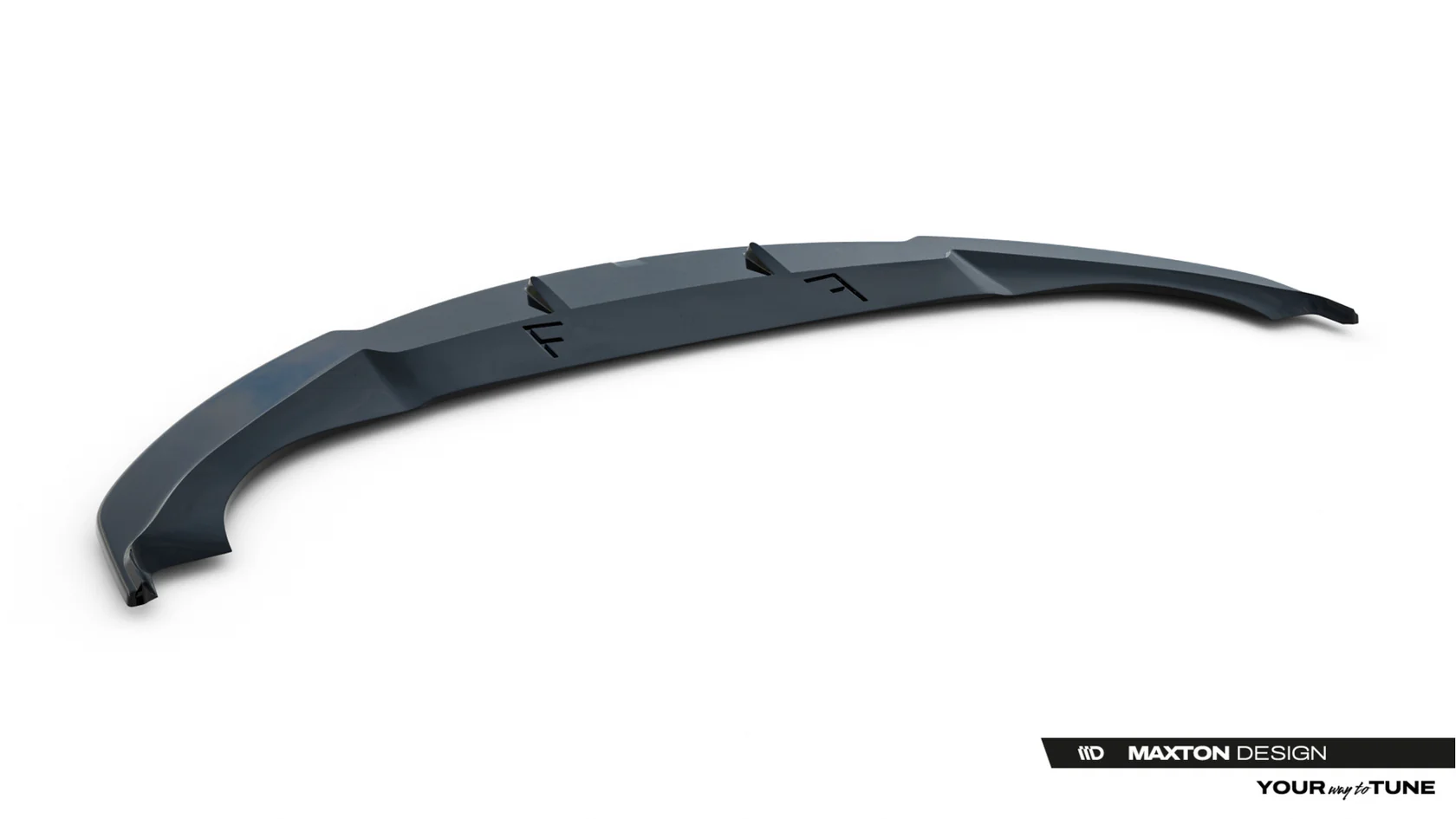 Voorspoiler V.2 Tesla Model S Mk1 Maxton Glans Zwart
