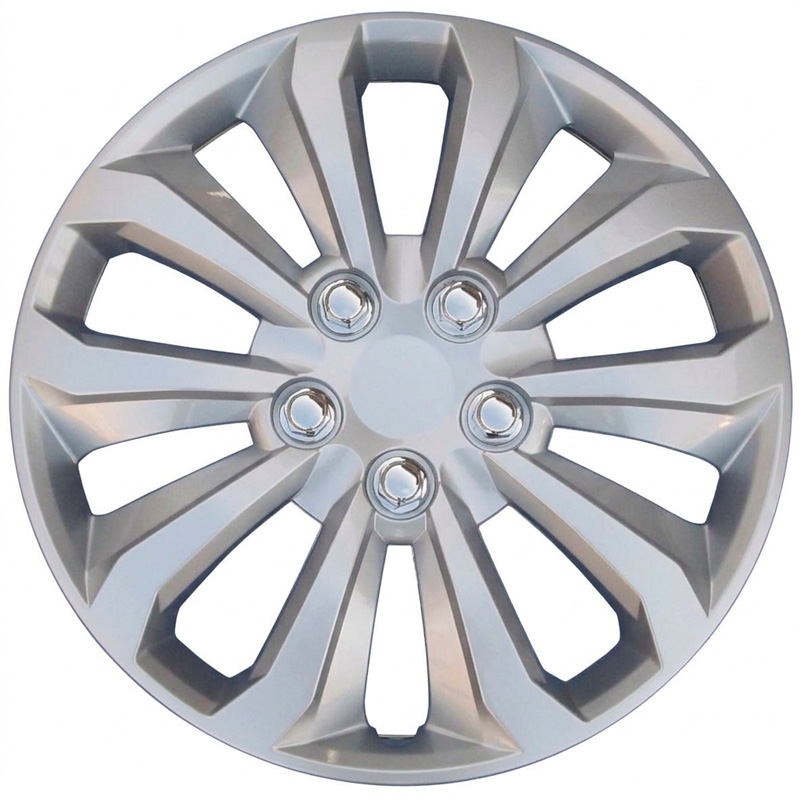 Jeu de 4 enjoliveurs premium -  Arizona 16-inch - argent