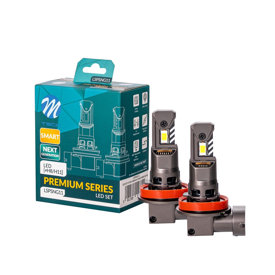 H11 LED Lamps M-TECH Premium Smart Series Canbus Kopiëren