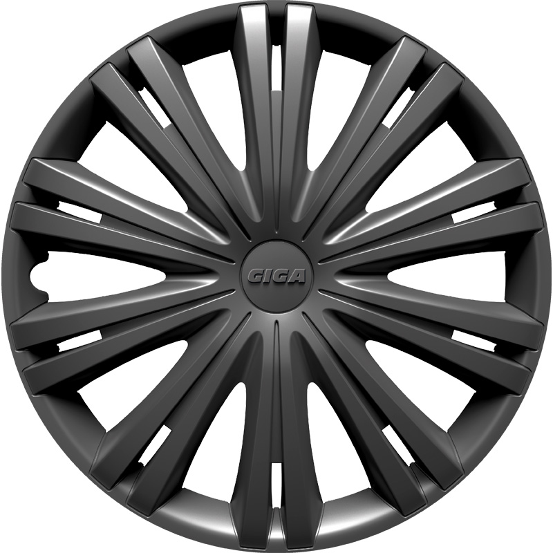 4-Delige Wieldoppenset Giga 14-inch gun-metal