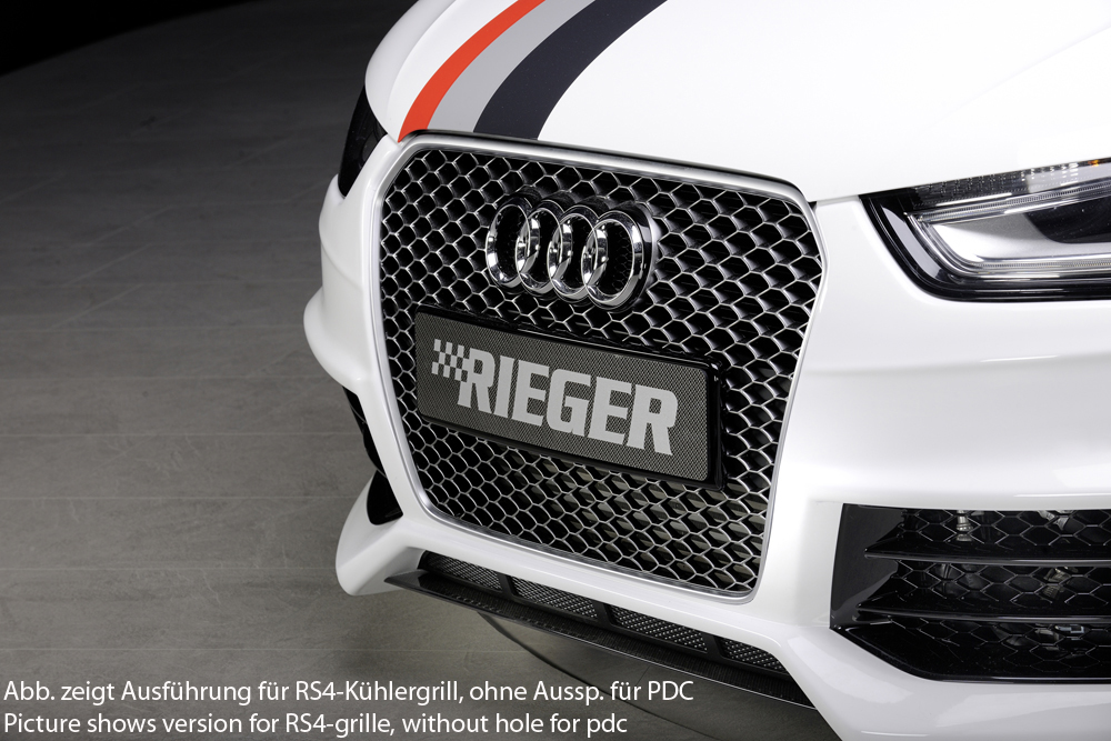 Voorbumper Audi A4/S4 Rieger 2012
