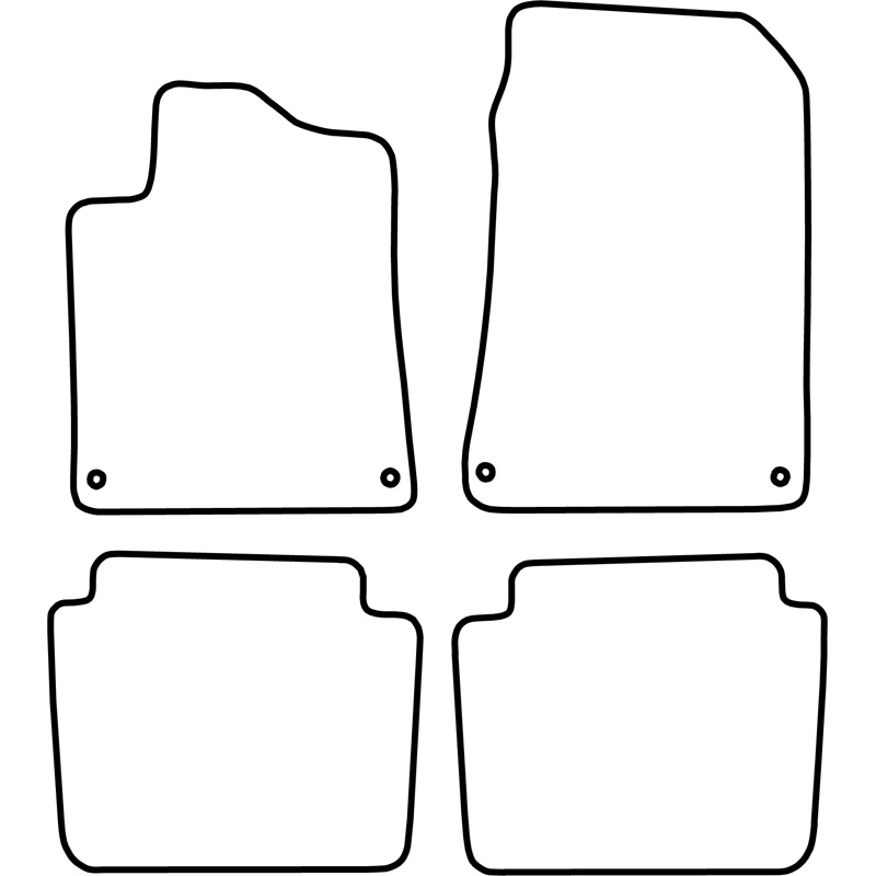 Automatten  Citroen C6 2006-2013