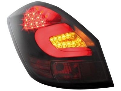Achterlichten Skoda Fabia LED 5J 07+ black/smoke