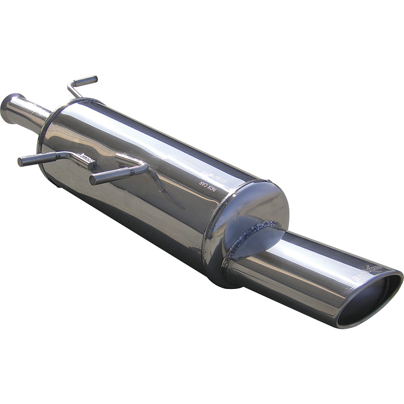 100% Inox Sport Exhaust  Citroën C4 1.6 16v (110HP) 2005- 120x80mm