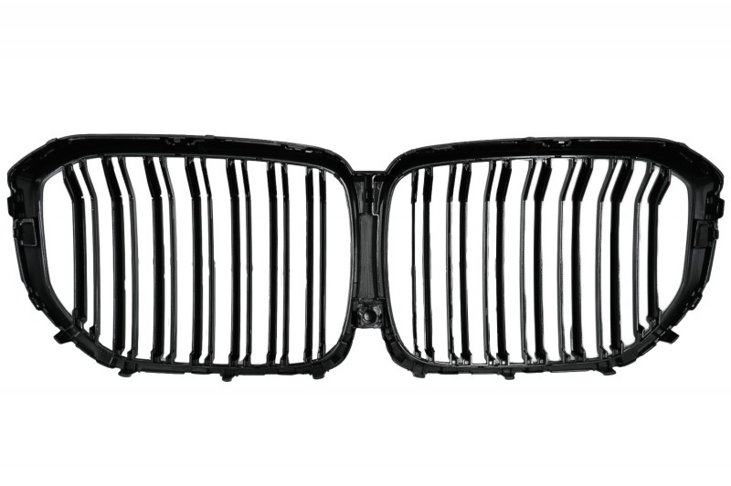 Grill BMW X5 G05 2018-.. Double Stripe M Glans Zwart