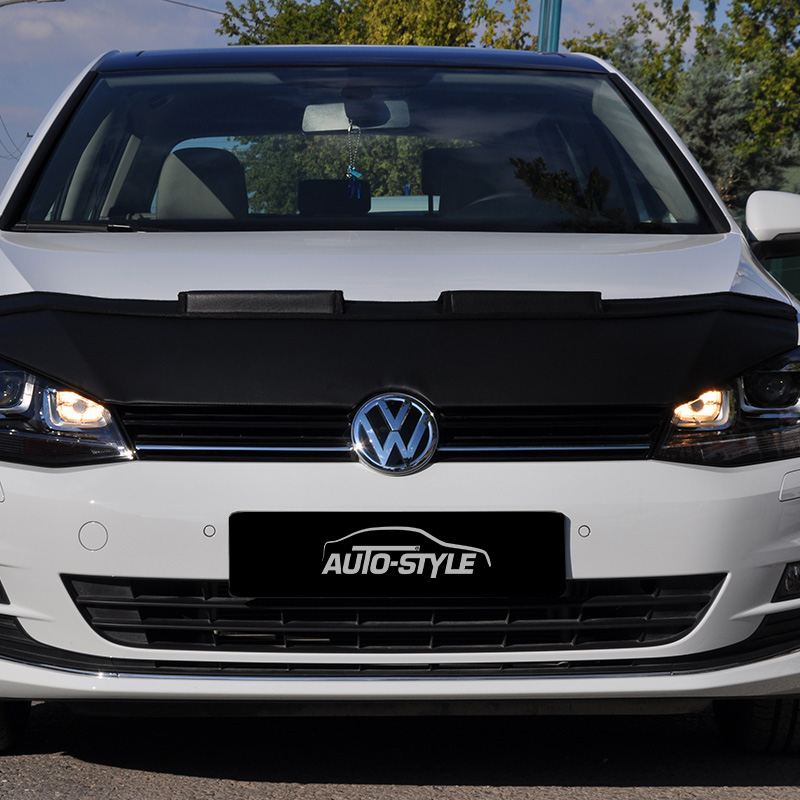 Motorkapsteenslaghoes  Volkswagen Golf VII 2012- zwart