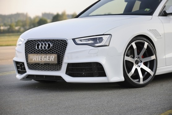 Voorbumper Audi A5 B8/B81 SRA+PDC Rieger 11-