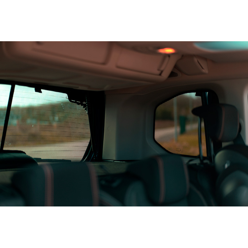 Set Car Shades  Citroen Berlingo Multispace 2018- (only with fixed tail gate window) (6-pieces)