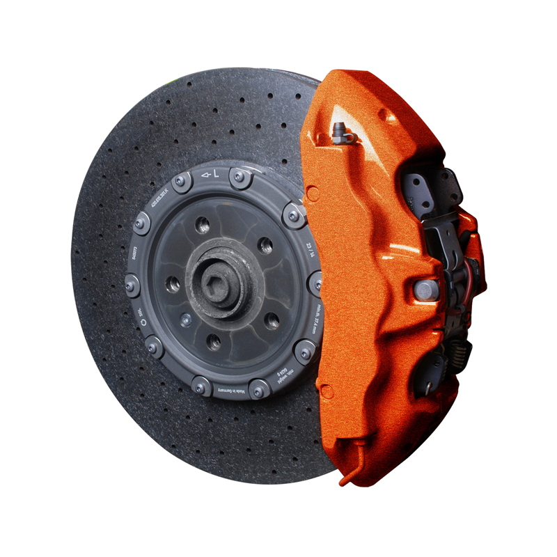 Foliatec Brake Caliper Lacquer Set - cosmic orange metallic - 3 Components