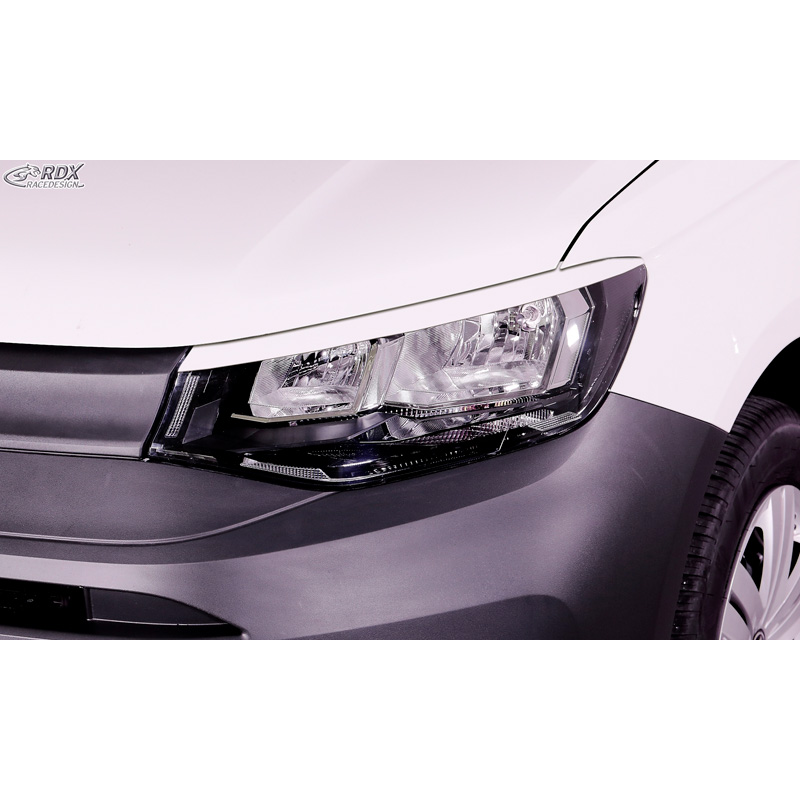 Koplampspoilers  Volkswagen Caddy V 2020- (ABS)