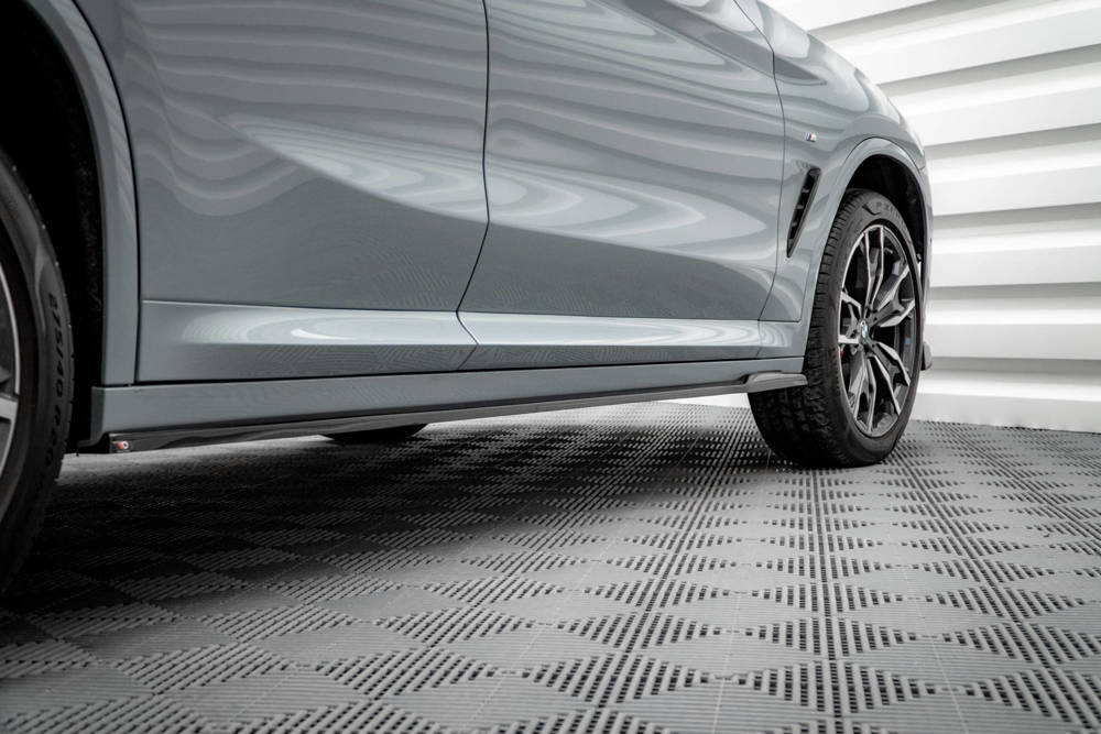 Zijskirts BMW X4 M Pakket G02 Maxton Glans Zwart