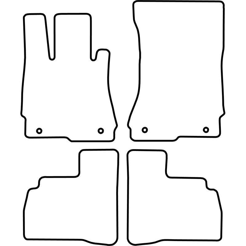 Automatten  Mercedes S-Klasse W221 2009-2013