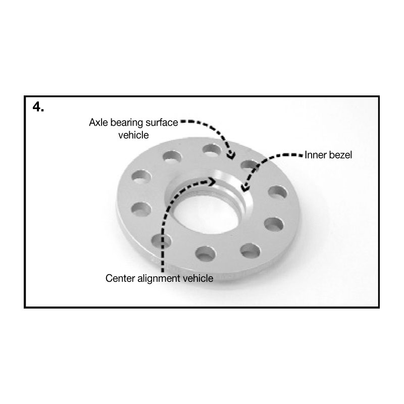 H&R Wheel Spacers 5mm 5x120 - Hub 72,5mm - Bolt size M12x1,5 -  BMW