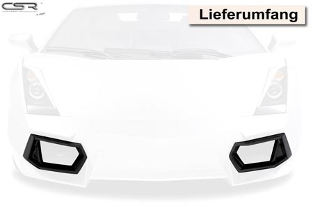 front air inlaat frame left en right Lamborghini Gallardo