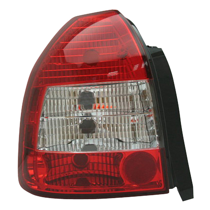 Set Achterlichten  Honda Civic HB 3-deurs 1996-2001 - Rood/Helder