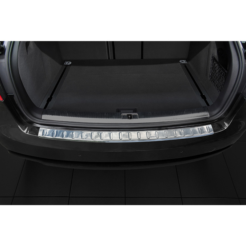 RVS Achterbumperprotector  Audi A4 B8 Avant Facelift 2012-2015 excl. Allroad 'Ribs'