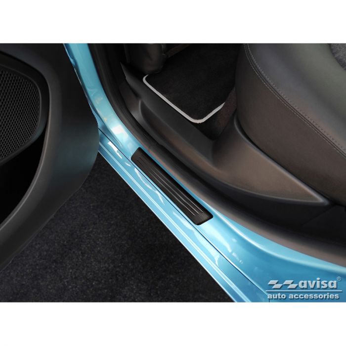 Zwart RVS Instaplijsten  Renault Zoe FL 2019- 'Special Edition' - 4-delig