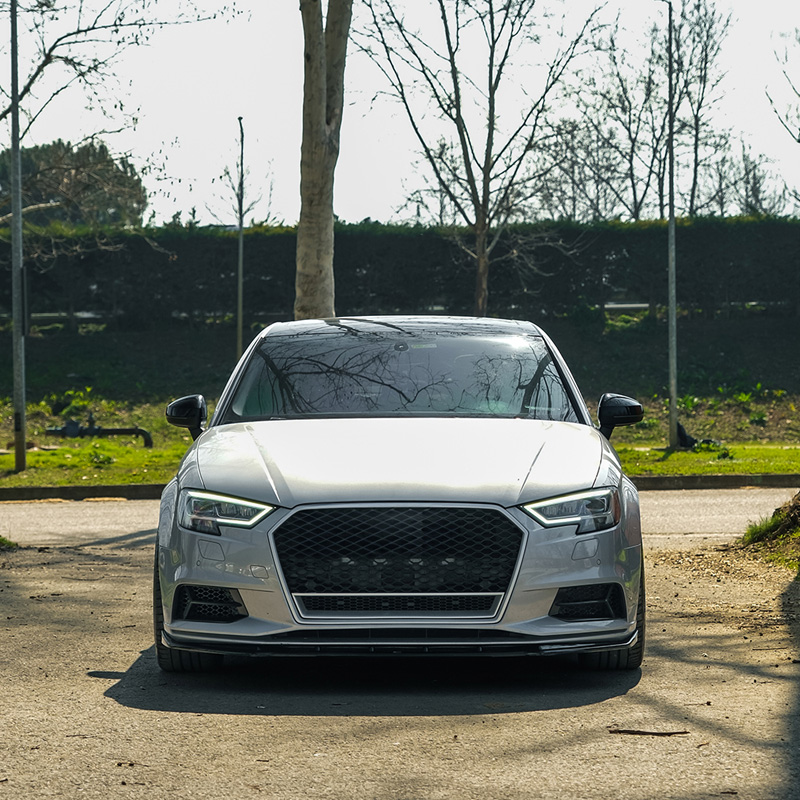 Oneway Complete body kit  Audi A3 (8V) Sedan Facelift 2016-2020 (double exhaust L/R) - Gloss black