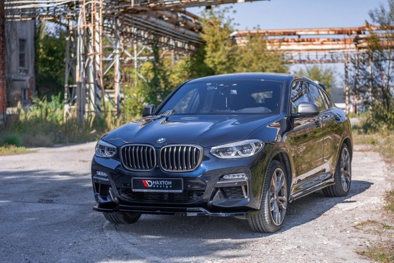 Voorspoiler BMW X4 M-Pack G02 Glanzend Zwart