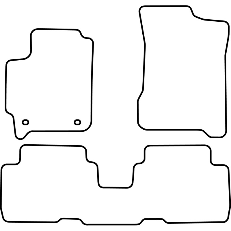 Automatten  Kia Carens 2002-2006 (5 personen)