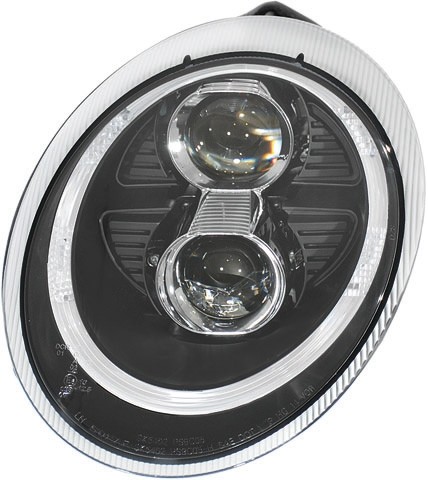 Koplampen Porsche 911 997 DRL LED zwart