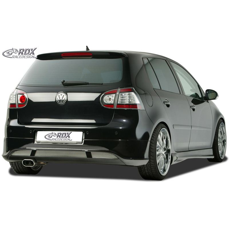 Rear bumper skirt  Volkswagen Golf V Hatchback 3/5-doors 2003-2008 'V2' (exhaust left) excl. Variant/Plus (ABS)