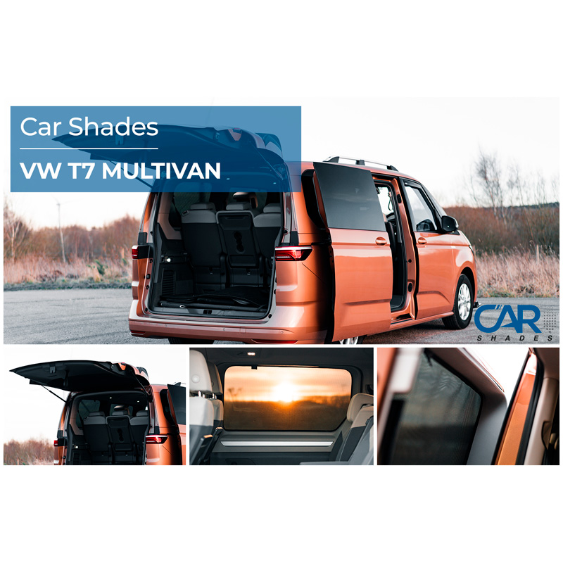 Set Car Shades  Volkswagen T7 Multivan (Life) long version 2021- (6-pieces)