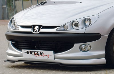 Spoilerlip Peugeot 206 Kleine Frontbumper Rieger
