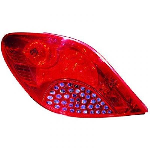 Achterlicht links 207 06-09 3/5 DEURS