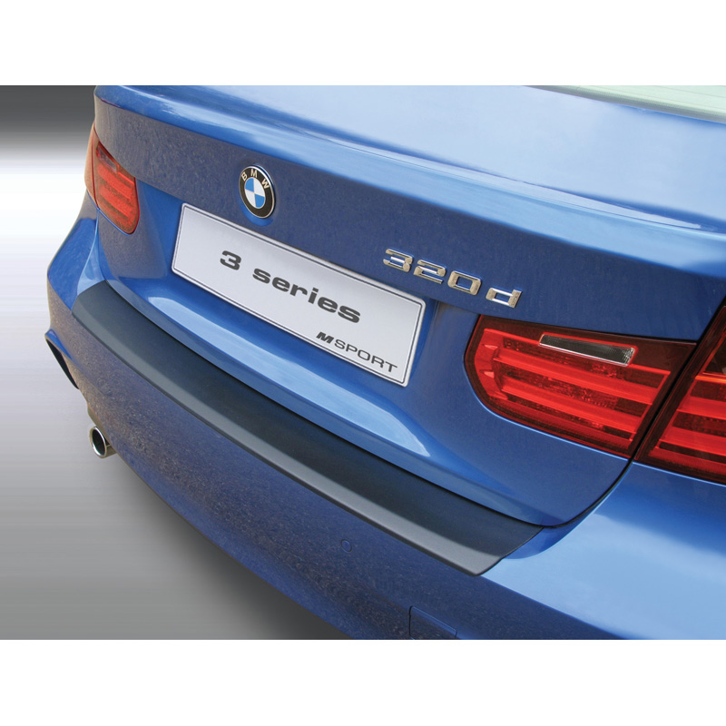 ABS Rear bumper protector  BMW 3 Series F30 sedan M-Sport 2012-2019 Black