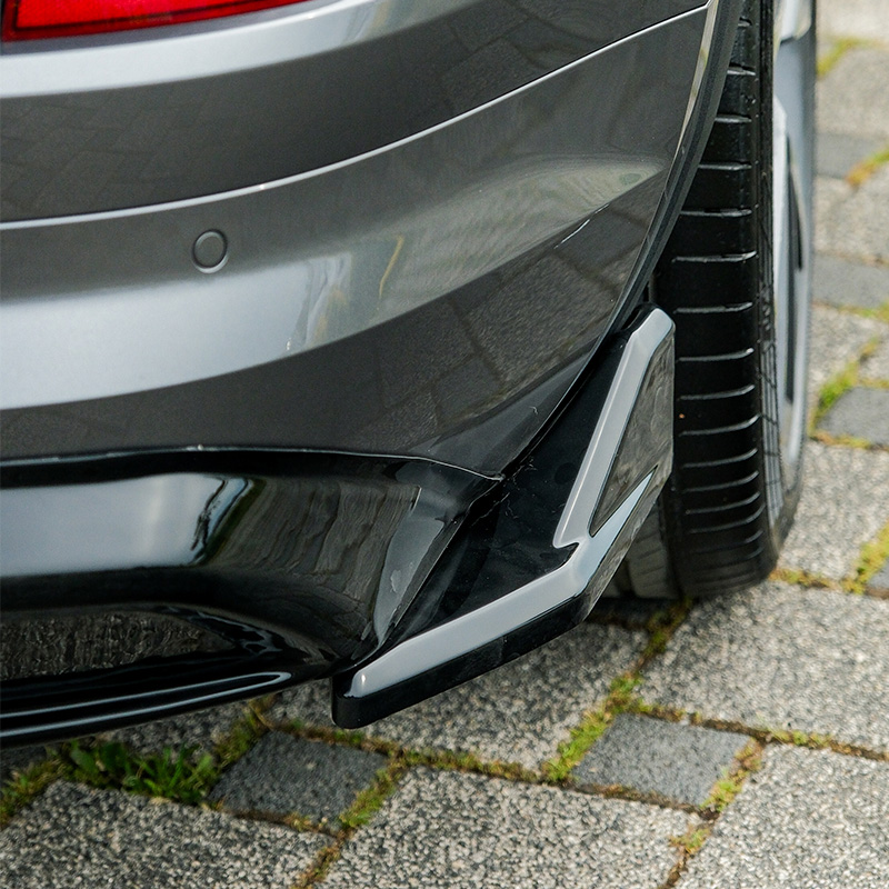 Oneway Rear Side Diffusors  Skoda Kodiaq I (NS7) Sportline 2017-2024 - Gloss black