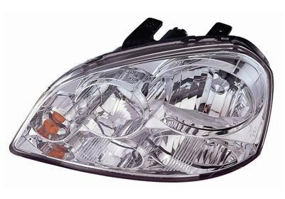 koplamp, H1+H7, elektr vertelb + motor, links Chevrolet Nubira,