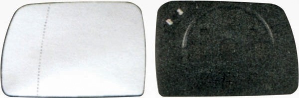 Spiegelglas rechts BMW X5, 99-07 VERWARMBAAR; BLAU GLAS ASFERISC