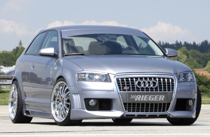 Frontbumper Audi A3 8P nieuw design SRA Rieger