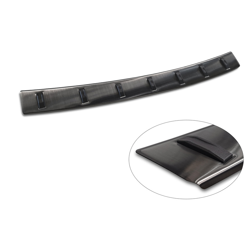 Black Stainless Steel Rear bumper protector  BMW 3 Series (G21) Touring 2019-2022 'STRONG EDITION'