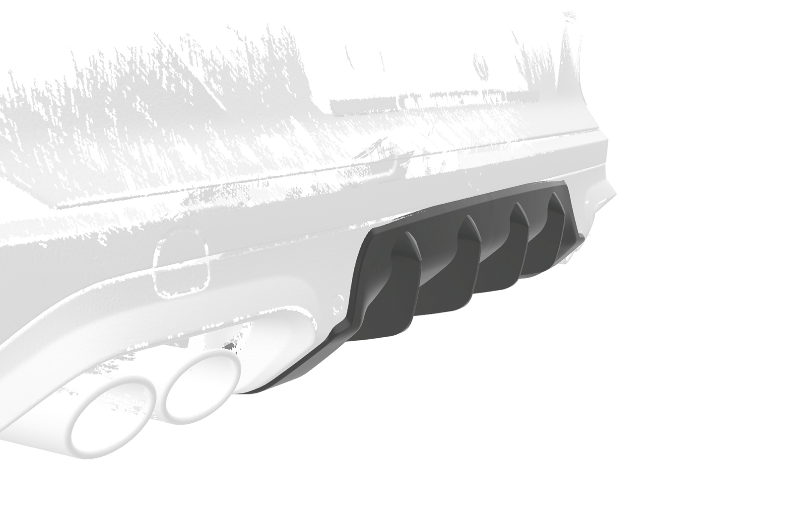 Diffuser Cupra Formentor CSR Glans Zwart