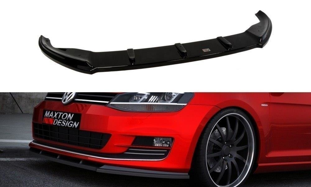 Voorspoiler VW Golf 7 Glans Zwart