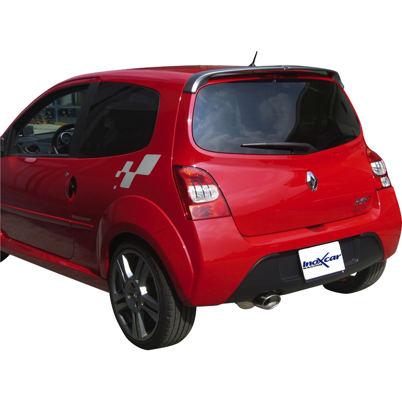 100% Inox Sport Exhaust  Renault Twingo II RS Sport 1.6 16v (133HP) 2008- 120x80mm