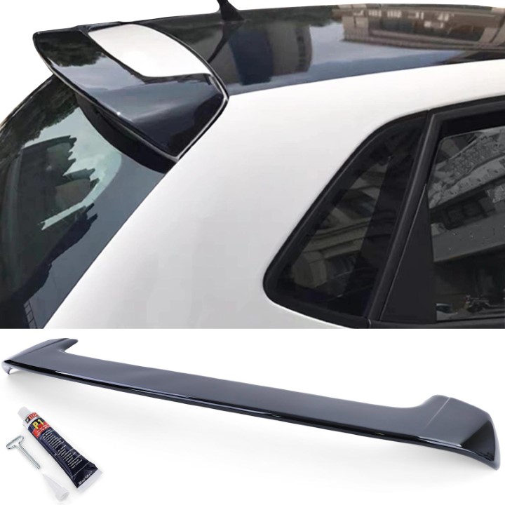Dakspoiler VW Polo 6R 09-14 Glans Zwart
