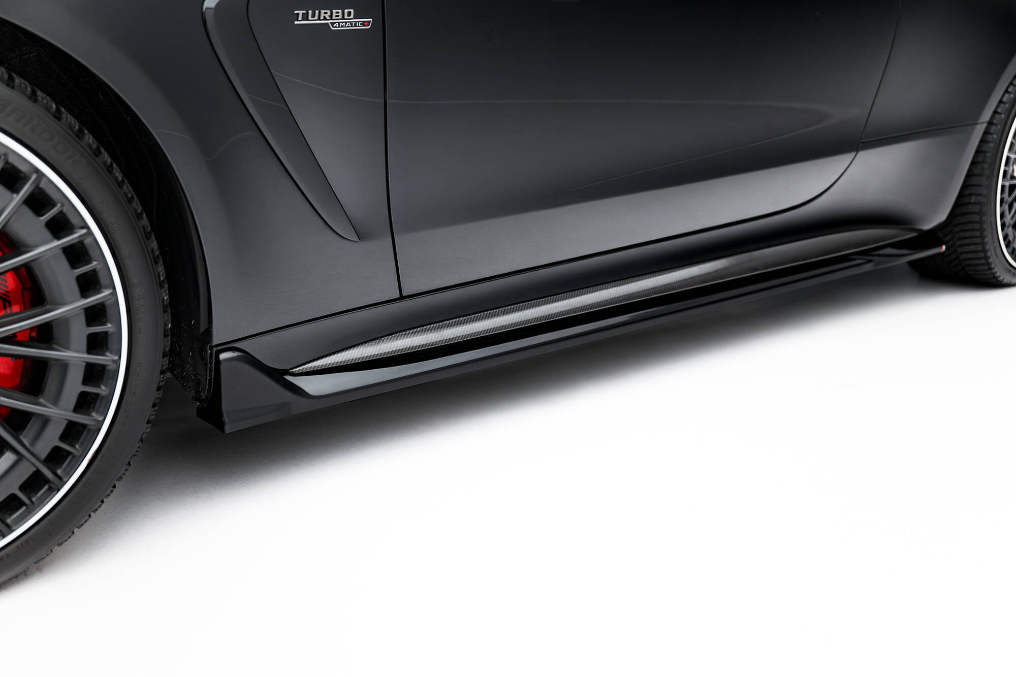 Zijskirts Mercedes-AMG CLE 53 / AMG-Line C236 Maxton Glanzend zwart