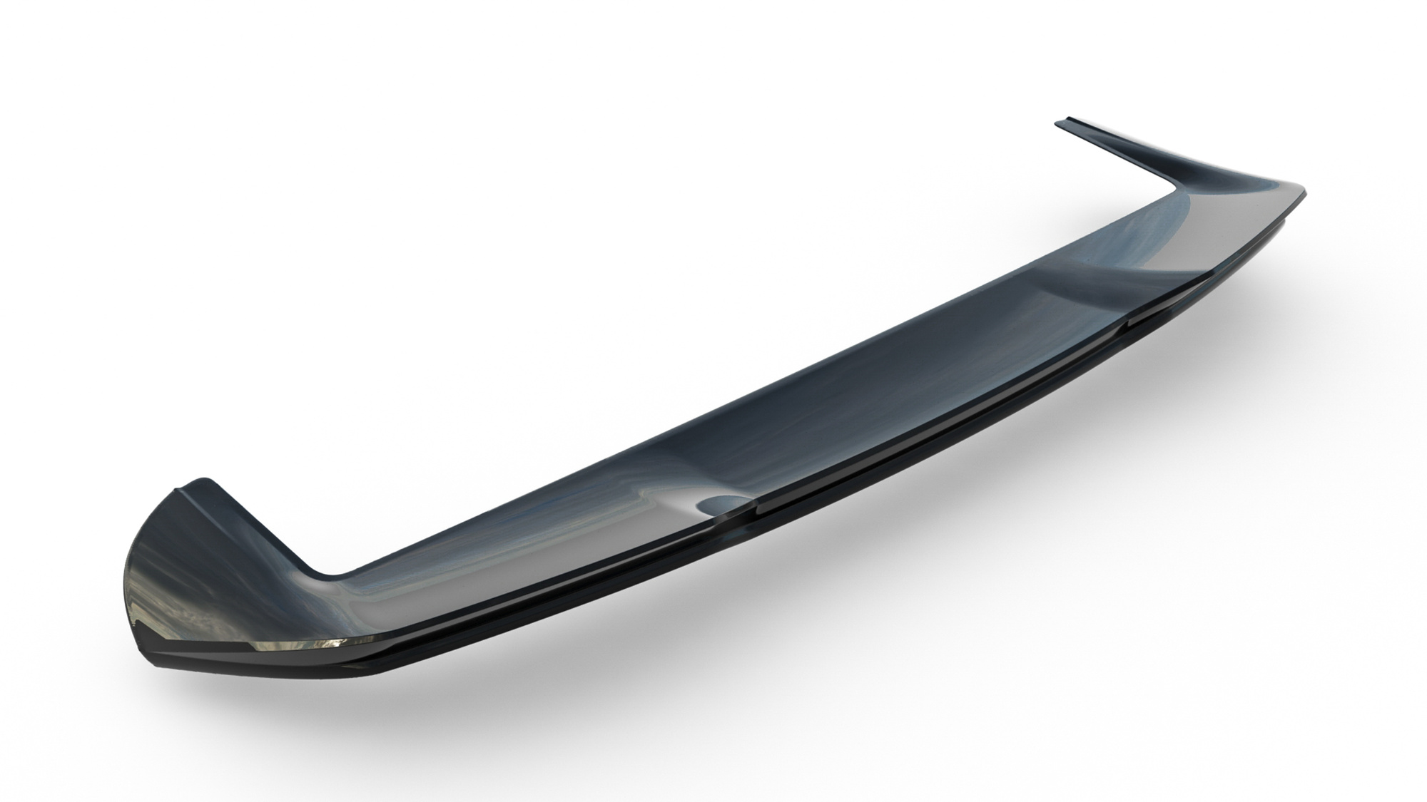 Bovenste 3D Spoiler passend voor Audi RSQ8 Mk1 / Facelift Glans Zwart – Maxton Design