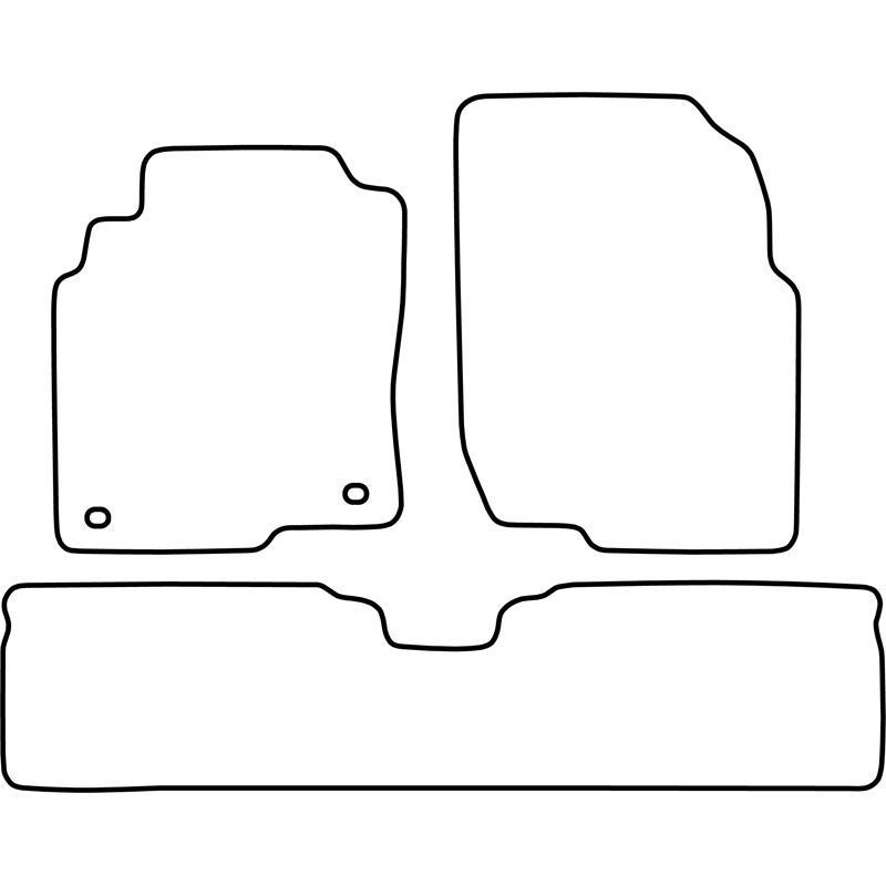 Automatten Velours  Nissan Almera Tino 2000-2006