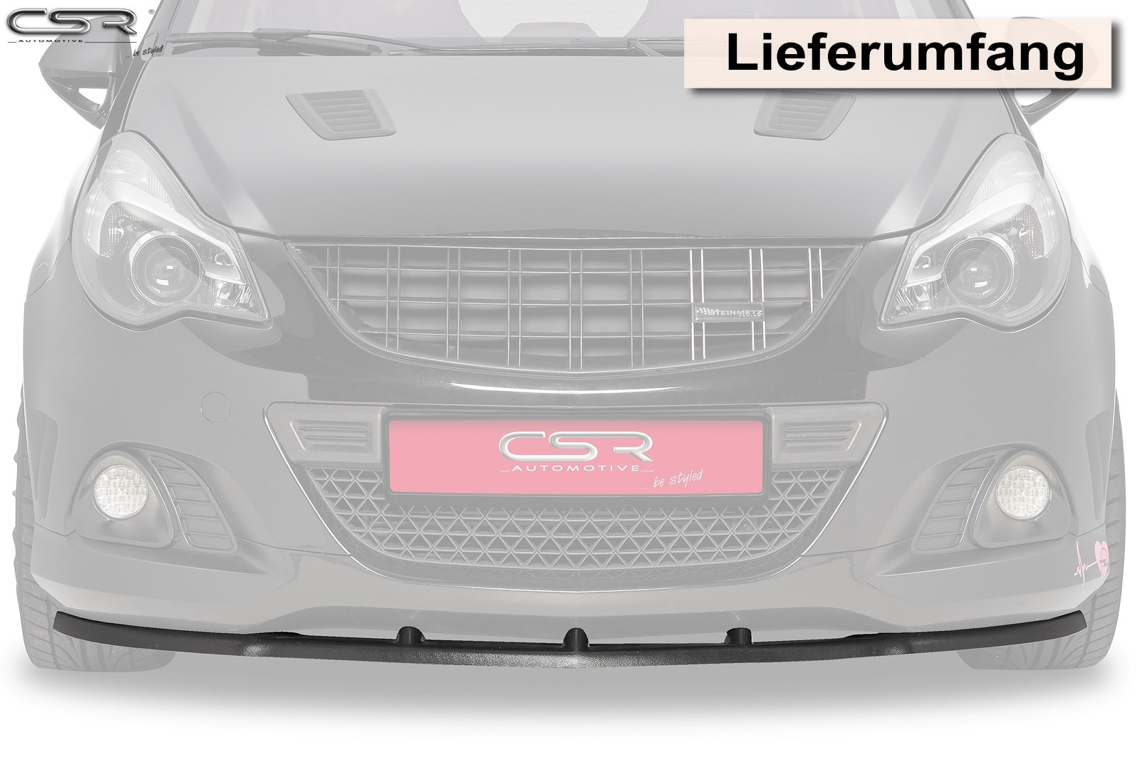 Voorspoiler Opel Corsa D OPC CSL129-G