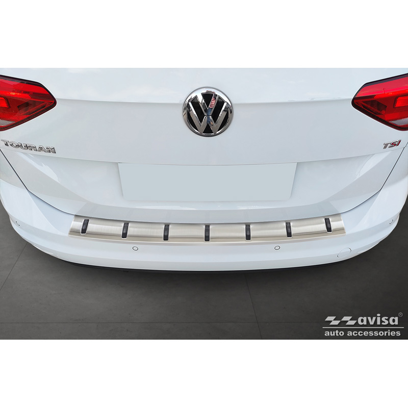 Avisa Stainless Steel Rear bumper protector  Volkswagen Touran III 2015- incl. R-Line 'STRONG EDITION'